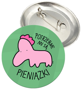 Przypinka "Pieniążki"