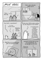 przykładowa plansza komiksu "Mięsko"
