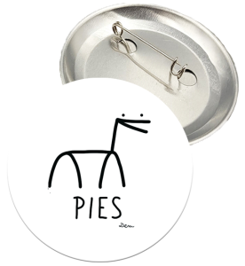 Przypinka Pies